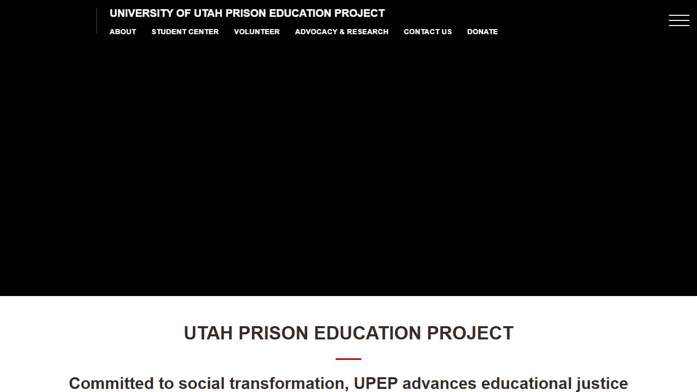 Prison Education Project - The University of Utah